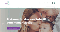Desktop Screenshot of fertclinica.com.br